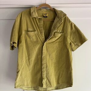 Corduroy WORBY Short sleeve button down shirt